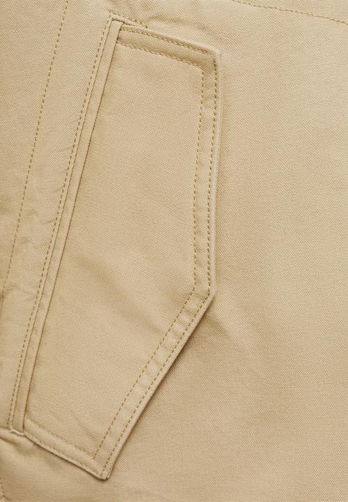 MANGO - Parka Julia - Light/Pastel Gray