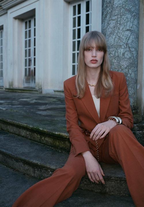 MANGO - Blazer Daisy - Brown