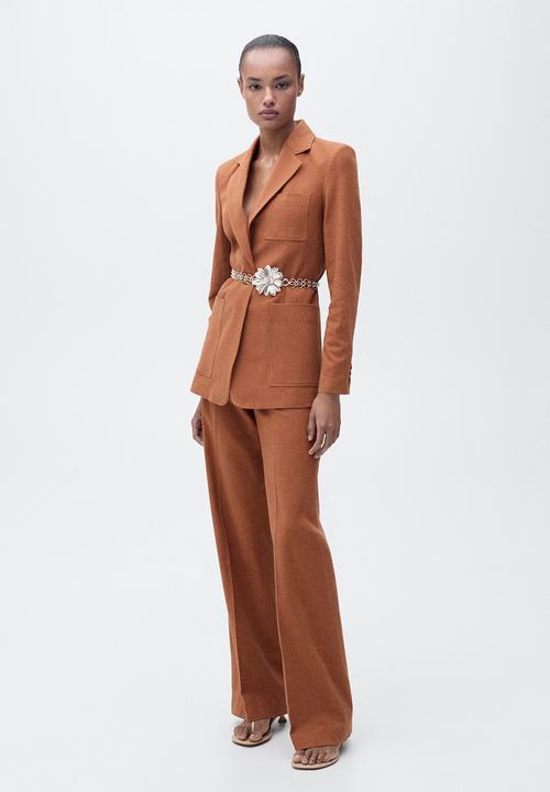 MANGO - Blazer Daisy - Brown