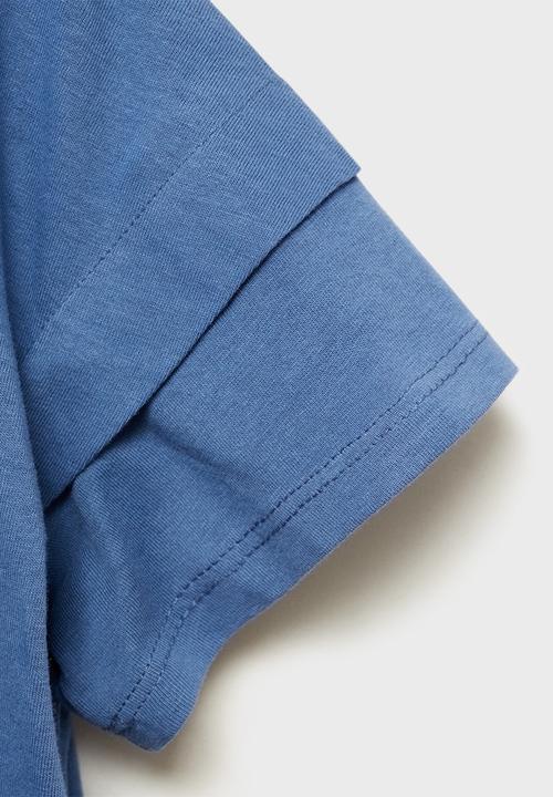 MANGO - T-shirt sailor - medium blue