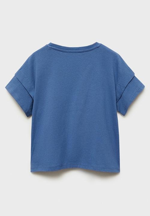 MANGO - T-shirt sailor - medium blue