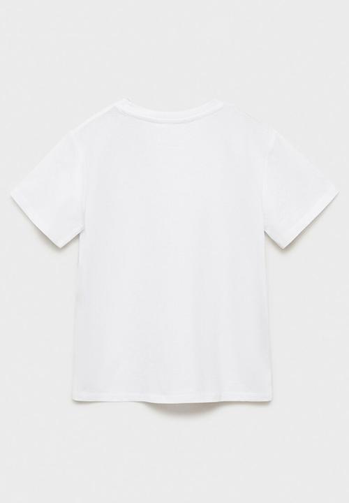 MANGO - T-shirt basica8 - white