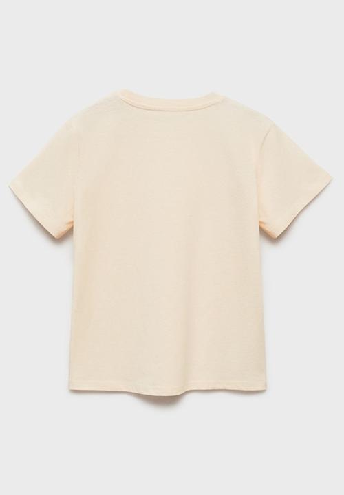 MANGO - T-shirt basica8 - light beige