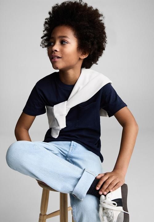 MANGO - T-shirt basica8 - navy