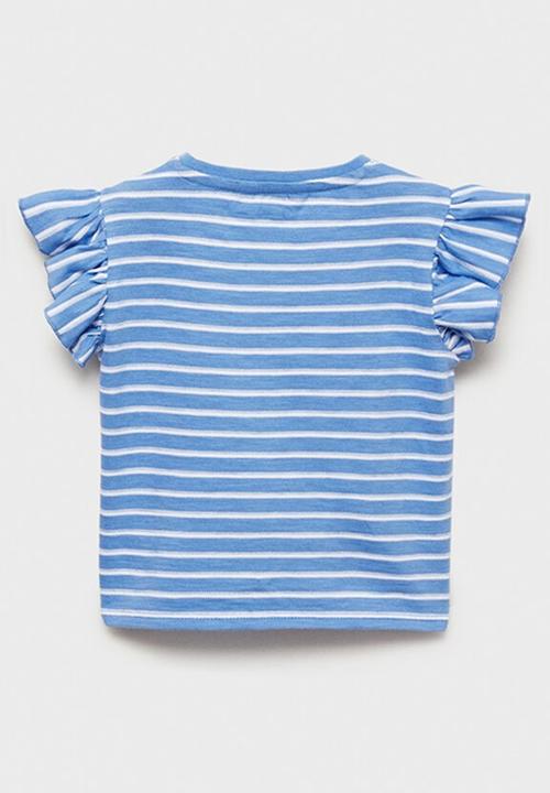 MANGO - T-shirt sofi - medium blue