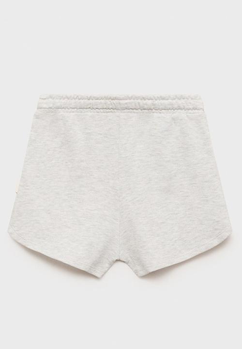 MANGO - Shorts lea - grey