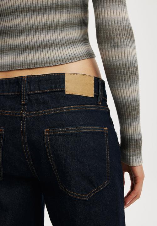 Cotton On - Low rise straight jean - indigo