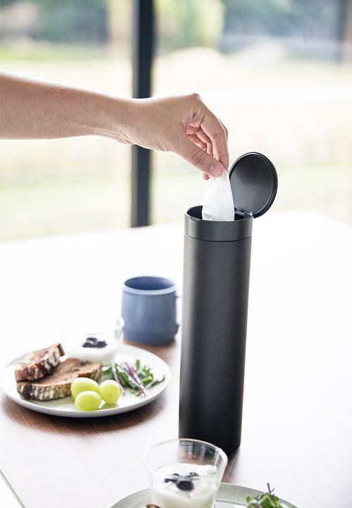 Yamazaki - Tower Tissue Box Round - Black