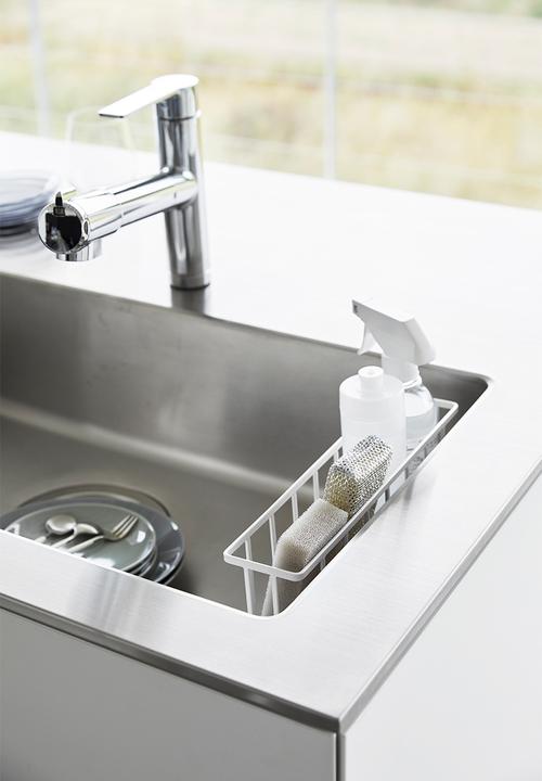 Yamazaki - TOWER Film Hook Multi-Use Basket L - White