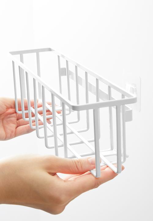 Yamazaki - TOWER Film Hook Multi-Use Basket L - White
