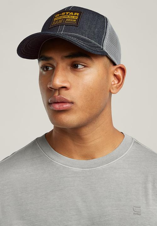 G-STAR - Denim Embro Baseball Trucker Cap - Raw Denim