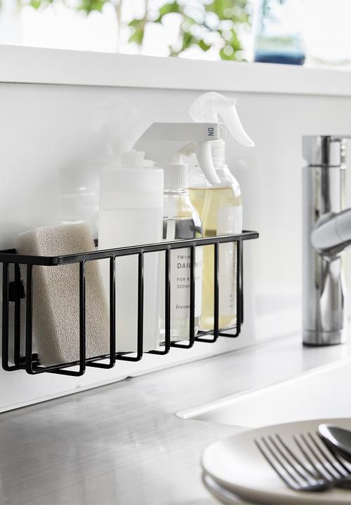 Yamazaki - Tower Film Hook Multi-Use Basket L - Black