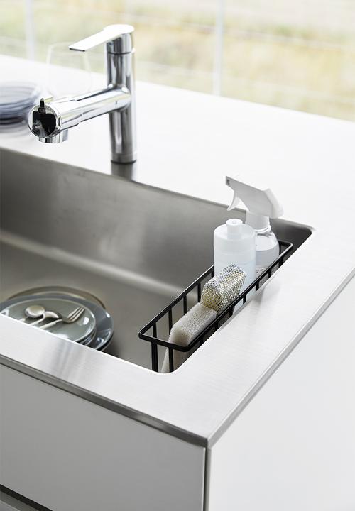 Yamazaki - Tower Film Hook Multi-Use Basket L - Black