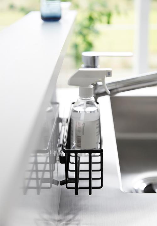 Yamazaki - Tower Film Hook Multi-Use Basket L - Black