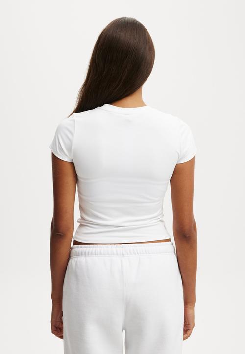 Cotton On - Ultra Soft Fitted T-shirt - White