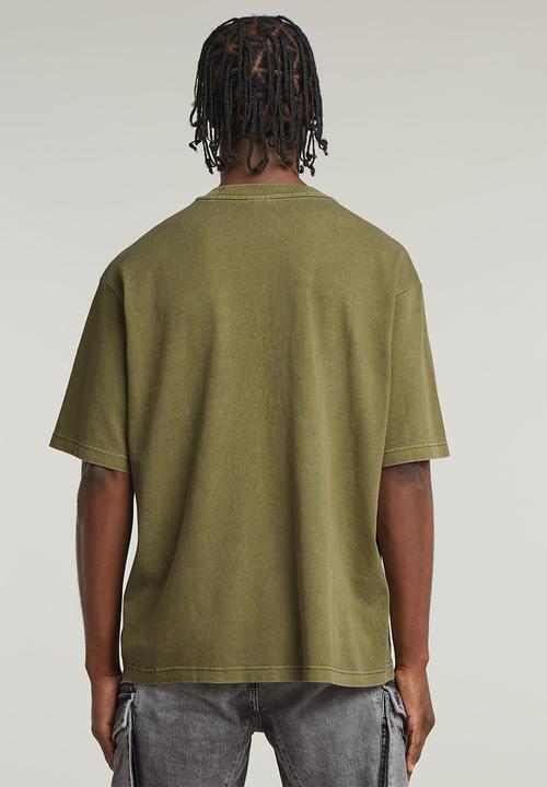 G-STAR - Overdyed Center Chest Boxy R T - Mayfly Gd