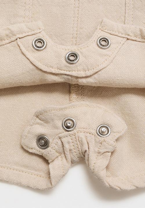 MANGO - Overall canela - light pastel brown