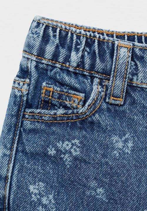 MANGO - Jeans cottagep - open blue