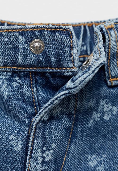 MANGO - Jeans cottagep - open blue