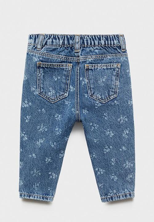 MANGO - Jeans cottagep - open blue
