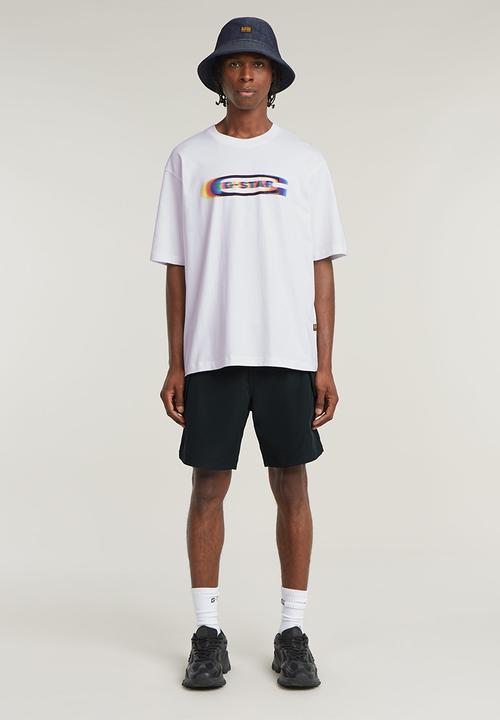 G-STAR - Color Shift Old Skool Logo Boxy R T - White