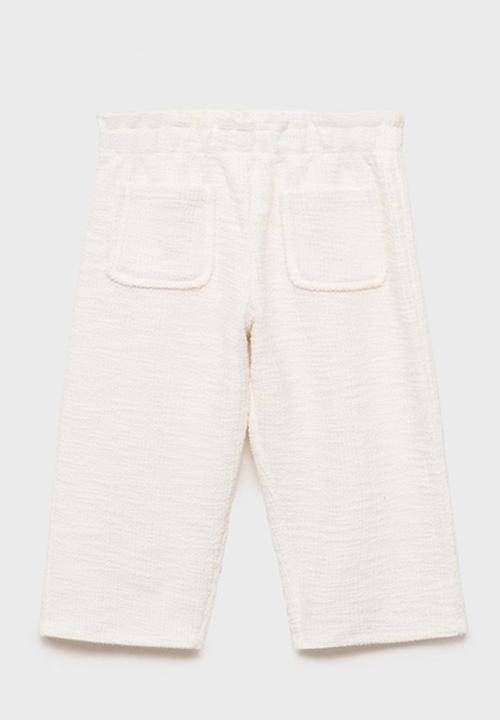 MANGO - Trousers coco - natural
