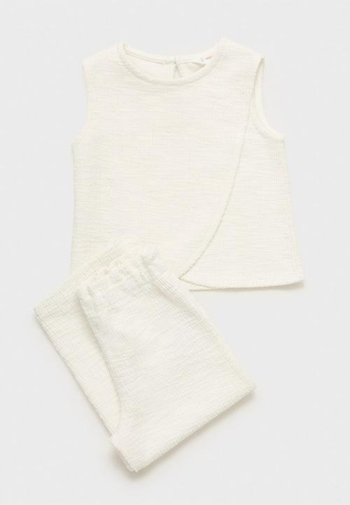 MANGO - Trousers coco - natural