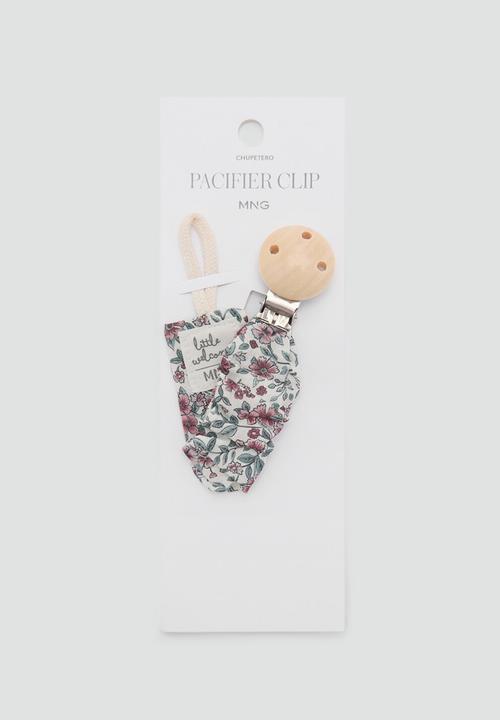 MANGO - Pacifier clip azafranc - natural