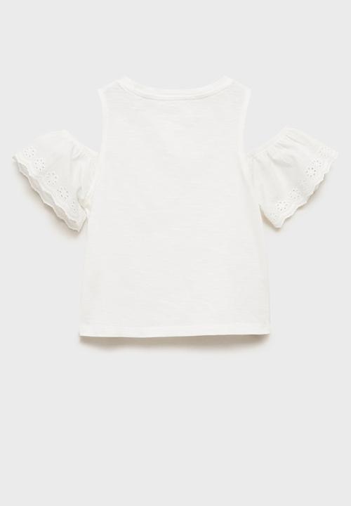 MANGO - T-shirt should - natural