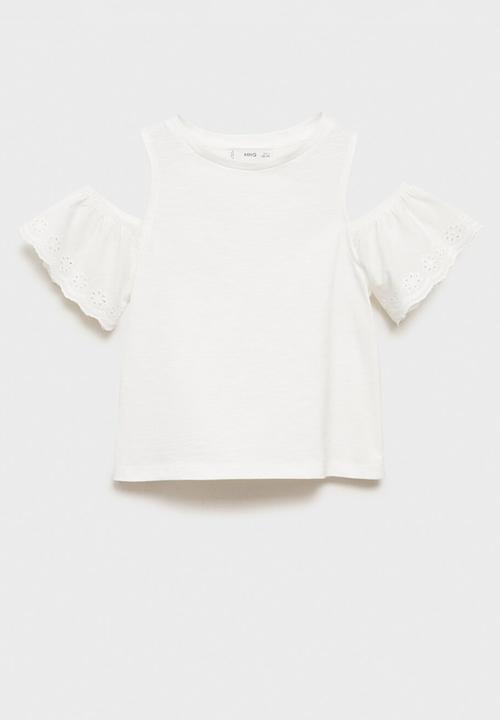 MANGO - T-shirt should - natural