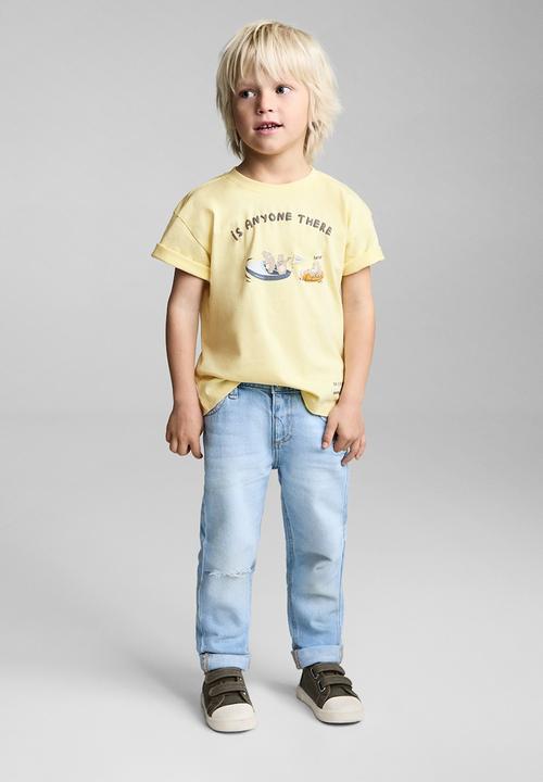 MANGO - T-shirt hipos - yellow