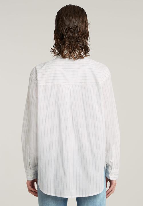 G-STAR - Summer Bf Shirt Long Sleeve Wmn - Plein Air Claire Stripe