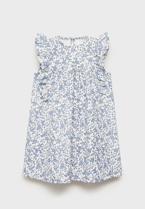 MANGO - Dress ashy - white