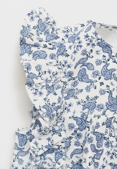 MANGO - Dress ashy - white