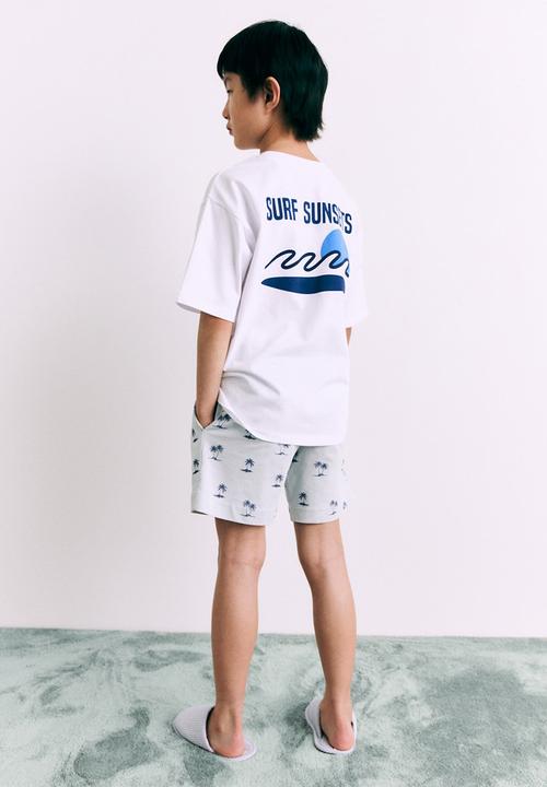 MANGO - Pyjama sunset - white