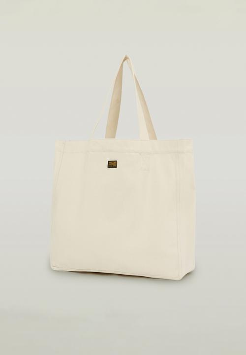 G-STAR - Big Tote Bag - Ecru