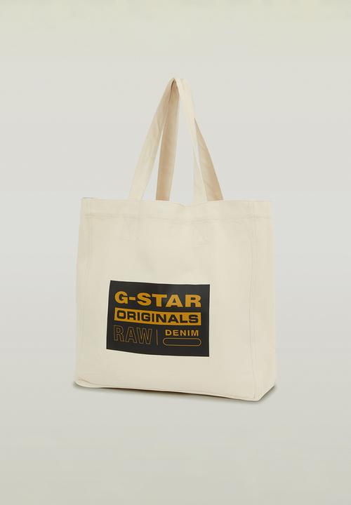 G-STAR - Big Tote Bag - Ecru