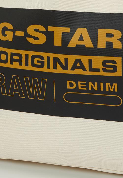 G-STAR - Big Tote Bag - Ecru