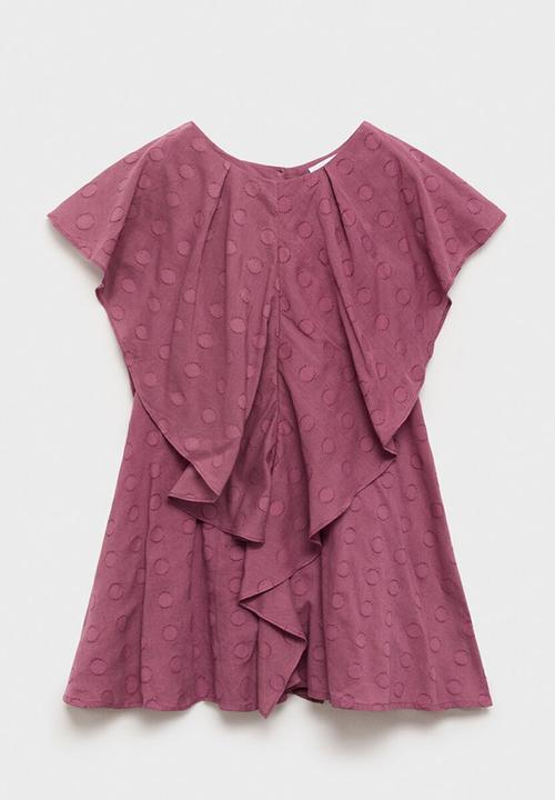 MANGO - Dress sol - medium purple