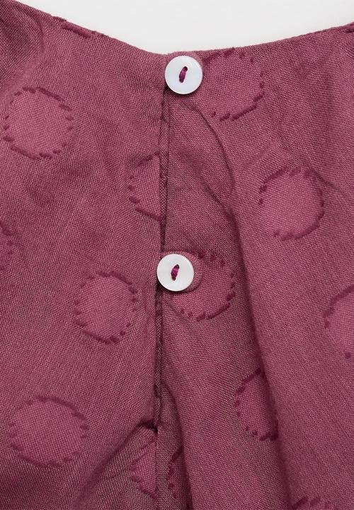 MANGO - Dress sol - medium purple
