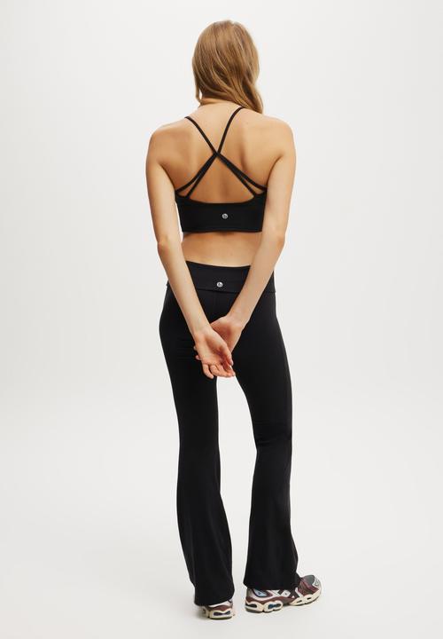 Cotton On - Ultra Soft Roll Over Flare - Black