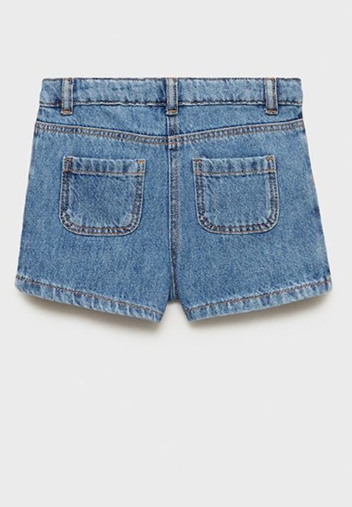 MANGO - Shorts skort - open blue