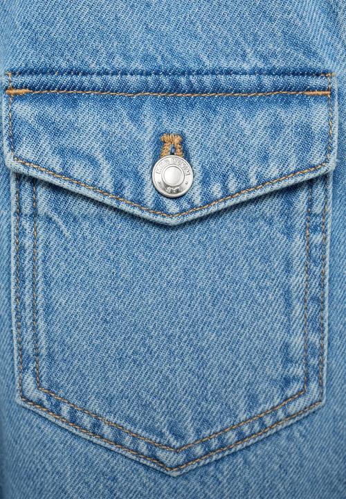 MANGO - Dress andrea - open blue