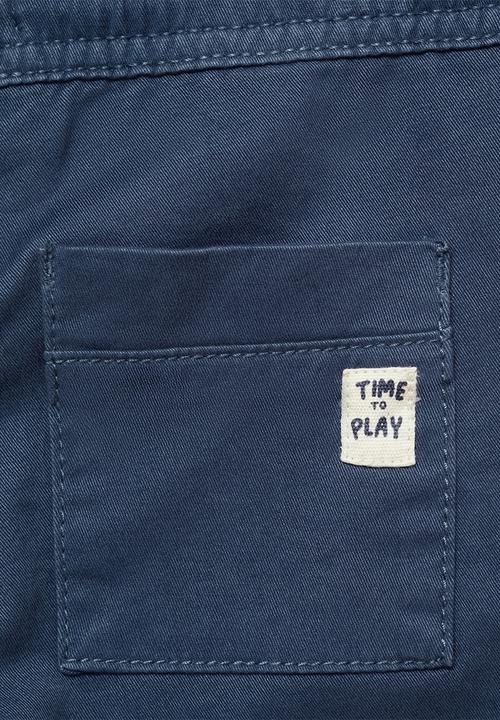 MANGO - Trousers cord - navy