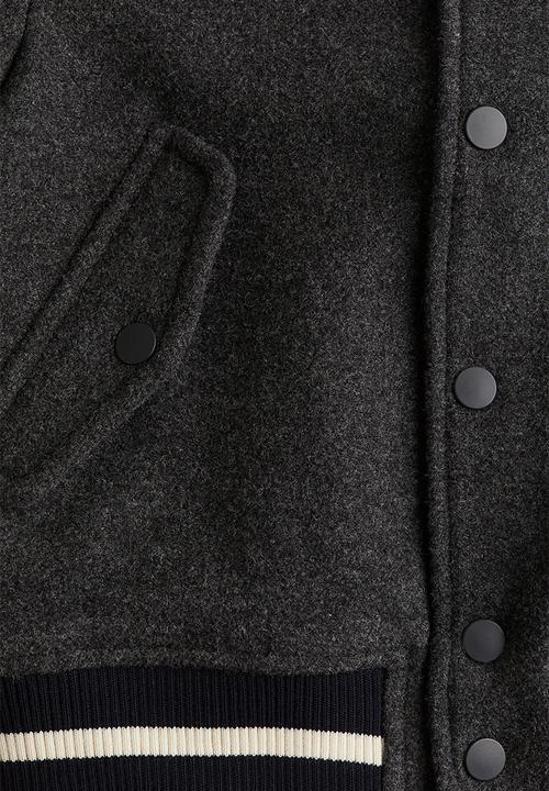 H&M - Baseball jacket - dark grey
