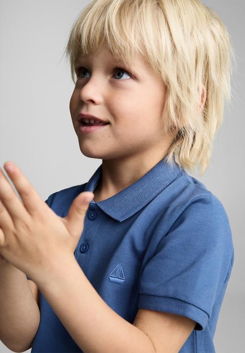MANGO - Poloshirt javi8 - medium blue