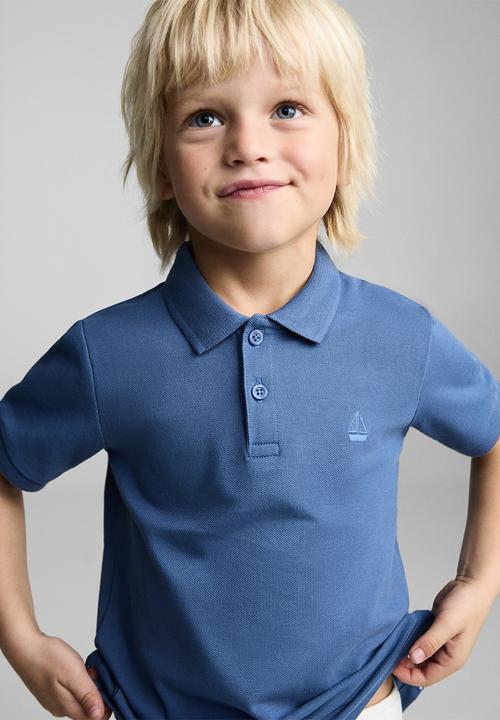 MANGO - Poloshirt javi8 - medium blue
