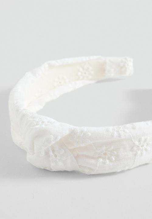 MANGO - Headband brody - white