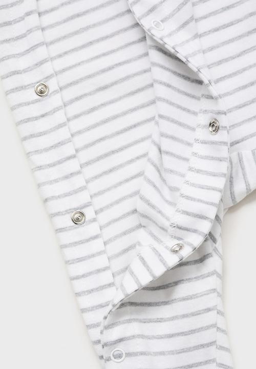 MANGO - Pyjama stripepi - white