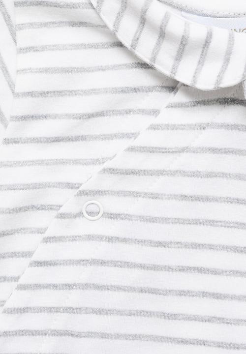MANGO - Pyjama stripepi - white